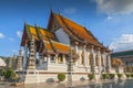 Buddhist temple Wat Suthat, Bangkok, Thailand Royalty Free Stock Photo