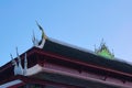 Buddhist temple of Wat Wisunarat in Luang Prabang, Laos. Architectural detail. Royalty Free Stock Photo