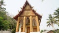 Buddhist temple Wat Xieng Thong in Luang Prabang, Laos. Royalty Free Stock Photo