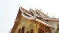 Buddhist temple Wat Xieng Thong in Luang Prabang, Laos. Royalty Free Stock Photo