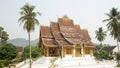 Buddhist temple Wat Xieng Thong in Luang Prabang, Laos. Royalty Free Stock Photo