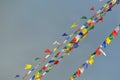 Buddhist Tibetan prayer flags Royalty Free Stock Photo