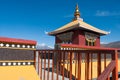 Buddhist tibetian monastery in Himalayan mountains