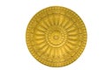 The buddhist wheel symbol isolated