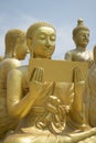 Buddhist's Disciple statue