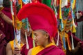 Buddhist young monk in Nepal temple