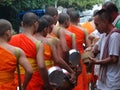 Buddhistic monks in Luang Prabang, Laos