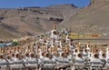 Buddhistic stupas Royalty Free Stock Photo