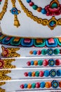 Buddhistic stupas (chorten) in Tibet Royalty Free Stock Photo