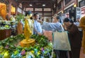 Buddhists celebrating the Buddha birthday