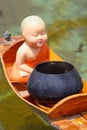 Buddhists novice doll, Thai style