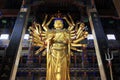 Buddism godness Guanyin Buddhist sculpture, in the Jijue Temple, China