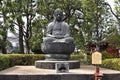 Buddist Statue at the Sensoji Temple in Tokyo Royalty Free Stock Photo