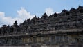 Buddist temple Borobudur complex, Unesco world heritage. Candi Borobudur, Yogyakarta, Central Jawa, Indonesia. Royalty Free Stock Photo