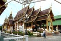 Buddist temple in Chiang Mai Royalty Free Stock Photo