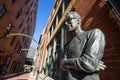 Buddy Holly statue Royalty Free Stock Photo