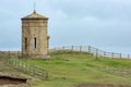 Compass Tower on the cliff top at Bude , Cornwall on August 15, 2013 Royalty Free Stock Photo