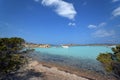 Sardinia, Budelli, island of the La Maddalena archipelago in north-eastern Sardinia, Sassari. Royalty Free Stock Photo