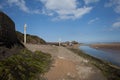 Budes beach, North Cornwall , uk Royalty Free Stock Photo