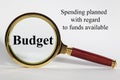 Budget Concept and Definition