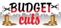 Budget cuts Royalty Free Stock Photo