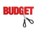 Budget Cuts Concept Royalty Free Stock Photo