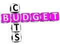 Budget Cuts Crossword Royalty Free Stock Photo
