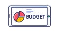 Budget Overview and Spending Habits on Tablet, vector design Generative AI Royalty Free Stock Photo