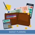 Budget planning concept