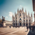 Budget travel in Milan - A vibrant cityscape with iconic landmarks and hidden gems