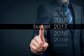 Budget for year 2017 Royalty Free Stock Photo