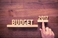 Budget for year 2017 Royalty Free Stock Photo