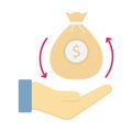 Budgetflat vector icon which can easily modify or edit