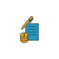Budgeting icon. Simple element from personal finance icons collection. Creative Budgeting icon ui, ux, apps, software and