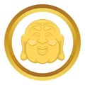 Budha head icon