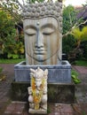 Budha head statue in bali