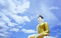 Budha and sky Backgrounds Royalty Free Stock Photo