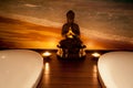 Budha in a SPA center Royalty Free Stock Photo