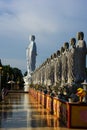 Budha statues in afternoon light