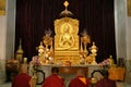 Budhha Statue, Sarnath, a replica of the excavated Dharmachakra Pravartana Buddha, Varanasi