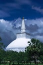 Budhist stupa Ruwanweliseya in Anuradhapura, Sri Lanka. Royalty Free Stock Photo