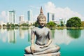 Budhist temple in Colombo Royalty Free Stock Photo