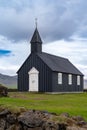 Budir black church at the Snaesfellsnes peninsula in Iceland