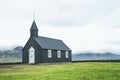 Budir black church at the Snaesfellsnes peninsula in Iceland