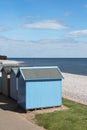 Budleigh Salterton Beach Huts Royalty Free Stock Photo