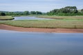 Budleigh Salterton beautiful natural background, river. UK