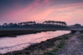 Budleigh Salterton estuary at sunrise