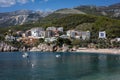 Adriatic coastline in Budva area, Montenegro.