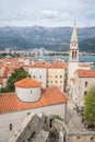 Old Town Walls in Budva from above