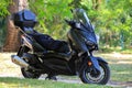 Budva, Montenegro - 18 july, 2021: Scooter Yamaha XMax Royalty Free Stock Photo